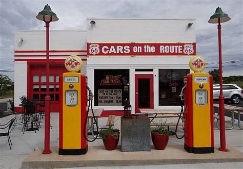 Cars On The Route Kan O Tex Station In Galena Kansas N Main St