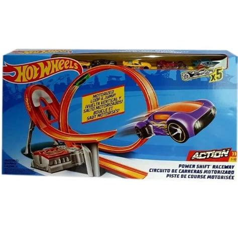 Jual Hot Wheels Action Power Shift Raceway Track Set Original Shopee