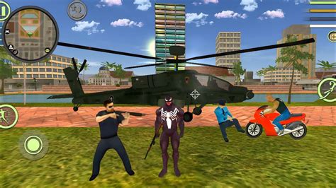 Venom Spider Rope Hero Vice Town Fun At New York City Android