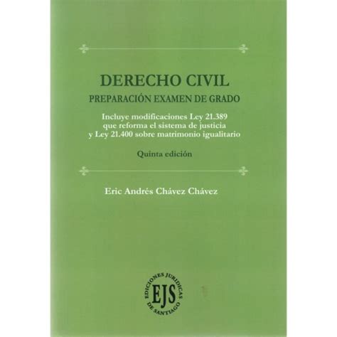 DERECHO CIVIL PREPARACIÓN EXAMEN DE GRADO Quinta edición