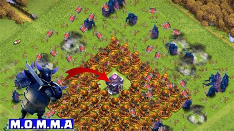 M O M M A Pekka Vs Every Clan Capital Max Defense Base Clash Of