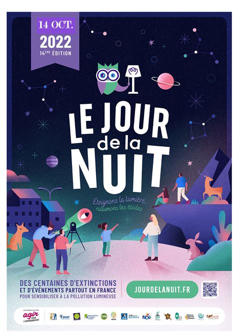 Le jour de la nuit pour la 14ème édition le 14 octobre 2022