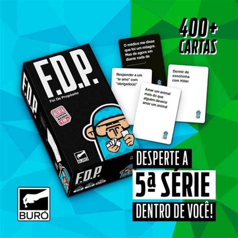 Kit Jogo De Cartas Fdp Expans O E Bur Foi De Prop Sito