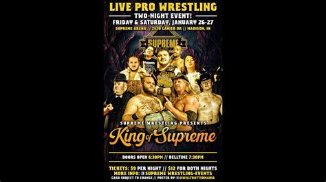 2024 King Of Supreme Second Round Tanner Saturn Vs Derrik Winter YouTube