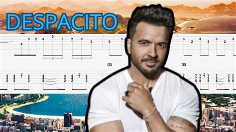 Luis Fonsi Despacito Guitar Tutorial Tab Chord Youtube