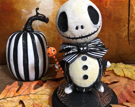 Jack Skellington Doll/nightmare Before Christmas Decor/tim - Etsy