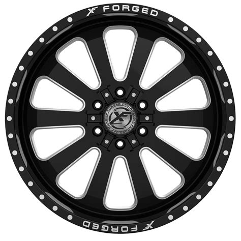 XF Offroad Forged XFX 302 Black With Milled Windows Lowest Prices