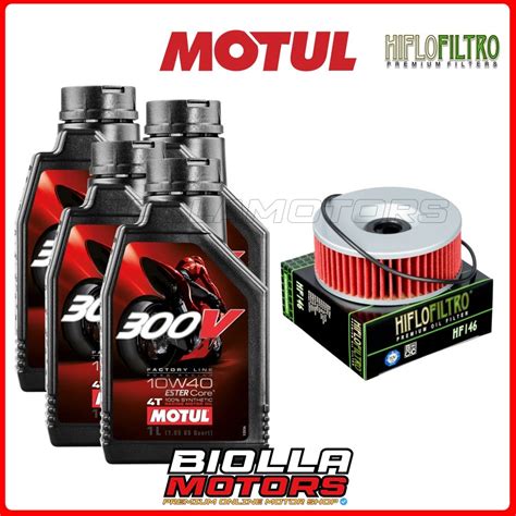 Kit Tagliando Yamaha Vmx1200 V Max 1985 Filtro Olio Motul 300v 10w40