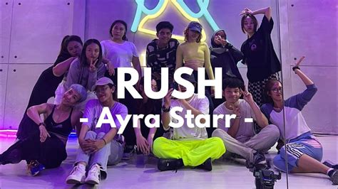 Rush Ayra Starr Afro Dance Dance Choreography Youtube