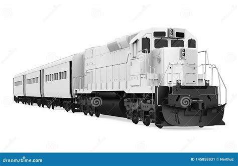 Diesel Locomotive Cartoon Vector | CartoonDealer.com #46737329