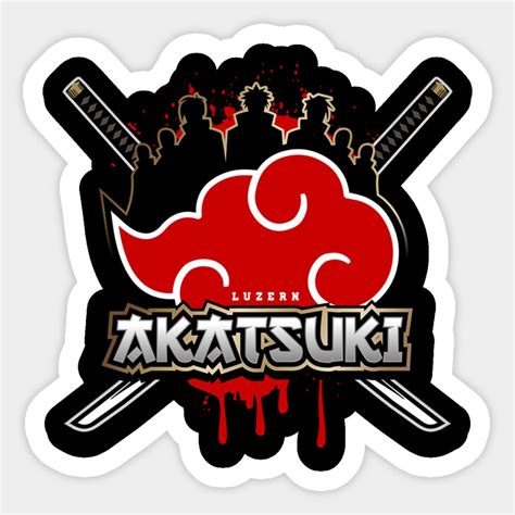 akatsuki sticker akatsuki cool laptop stickers image stickers