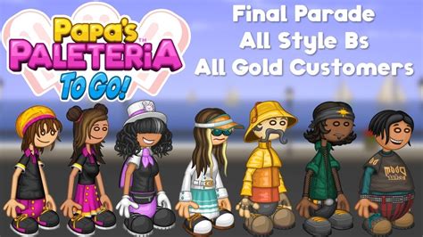 Papa S Paleteria To Go Final Parade All Style Bs All Gold