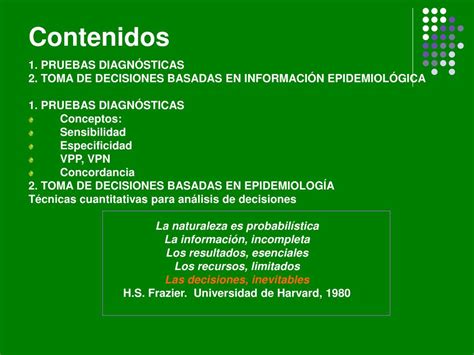 Ppt Epidemiolog A Pruebas Diagn Sticas Powerpoint Presentation Free