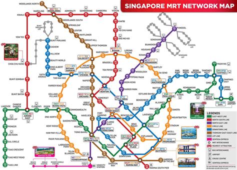 Mrt Network Where Singapore