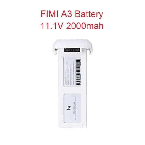 FIMI A3 RC Quadcopter Spare Parts 11.1V 2000 MAh Rechargeable Lipo ...