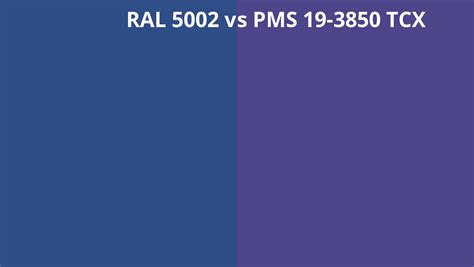 Ral Vs Pms Tcx Ral Colour Chart Uk