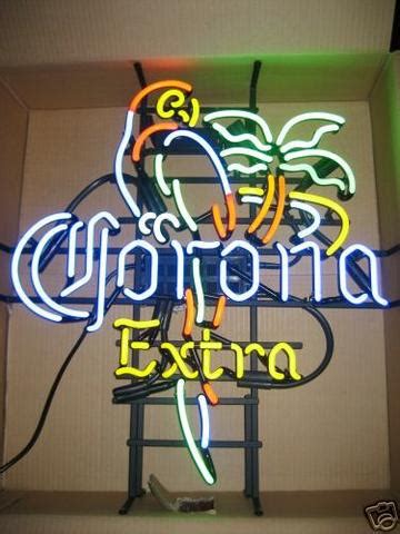 Corona Extra Parrot Neon Light Sign Beer Bar New