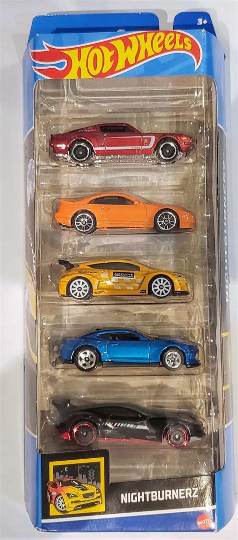 Hot Wheels Pack De 5 Nightburnerz Universo Hot Wheels