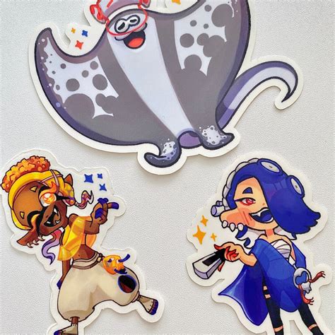 Deep Cut Clear Stickers Splatoon 3 - Etsy