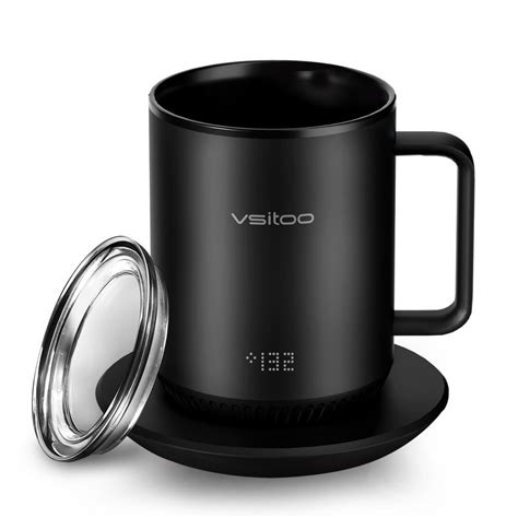 Vsitoo S Temperature Control Smart Mug With Lid Led Display Min