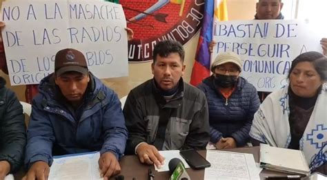 Dirigente Campesino Denuncia Que Radios Originarias Fueron