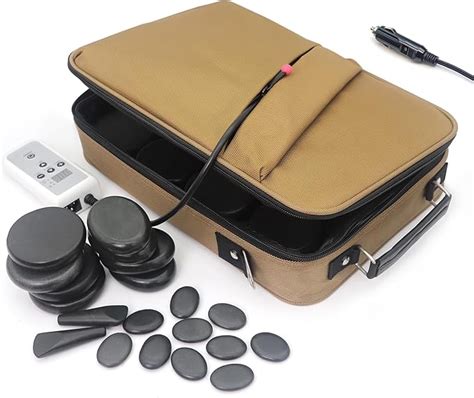 Amazon Goodtar Portable Pcs Massage Stones Warmer Set Temp Control Hot Stone Heater