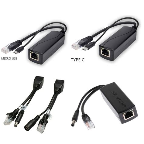 T Ch Jack Poe Splitter V Ra V Cho Camera Ip C Ng Dc Micro Usb