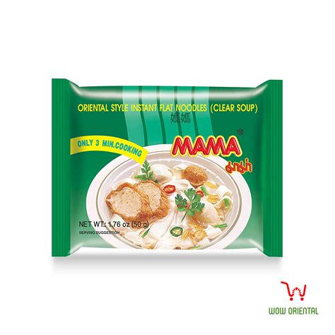 Mama Flat Rice Noodle Clear Soup 40g Wow Oriental