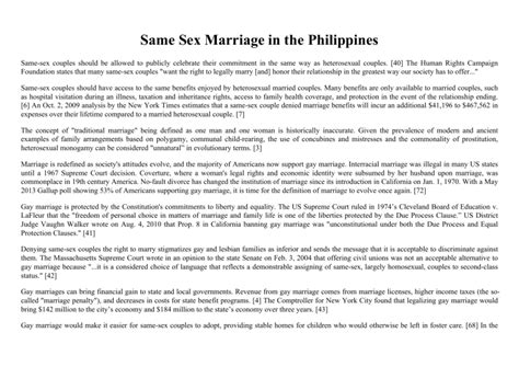 Same Sex Marriage In The Philippines