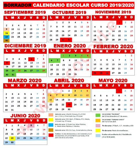 El Calendario Escolar Ya Tiene Fijadas Las Fechas Clave Del