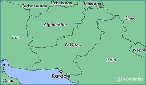 Where Is Karachi On The World Map - CYNDIIMENNA