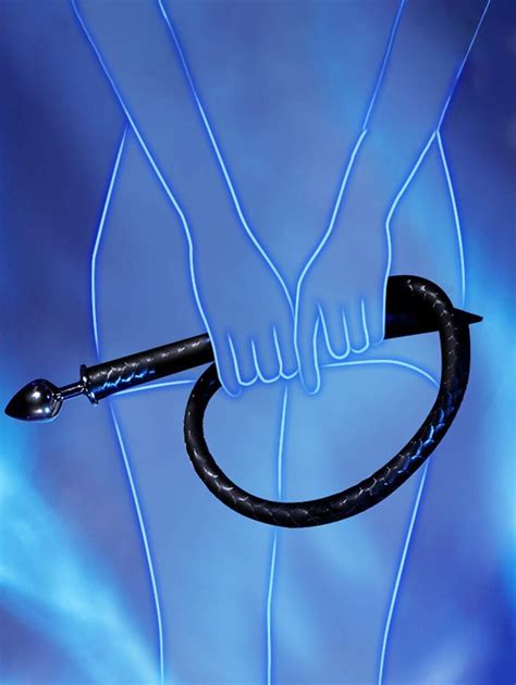 Pc Fetish Bdsm Sex Tools Pu Leather Whip Anal Sex Devil Whip Tail