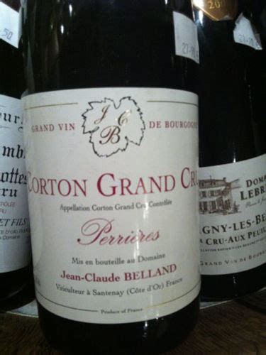 Jean Claude Belland Corton Grand Cru Les Perrières Vivino US