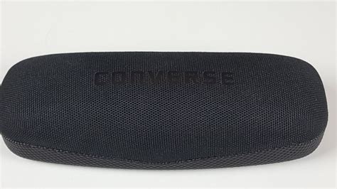 Converse Black Hard Plastic Eyeglasses Eyeglass Glasses Case Converse Glasses Case Converse