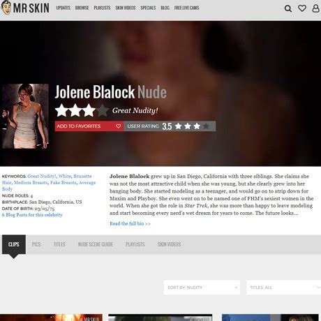 Jolene Blalock Nude Naked Porn Content Review 496 Nude Celebrities List Like Mrskin