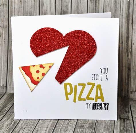 Crafting Ideas From Sizzix UK Pizza My Heart Valentine Cards