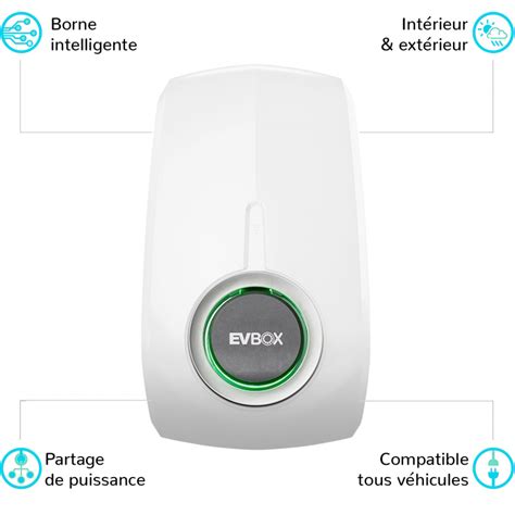 Evbox Borne De Recharge Wallbox Elvi Kw A A Wifi