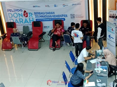 Rayakan Tahun Merger Pelindo Se Indonesia Gelar Donor Darah Secara