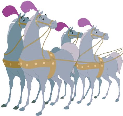 Cinderella Carriage Horses Vector 3 Version 2 By Natebrony2001 On