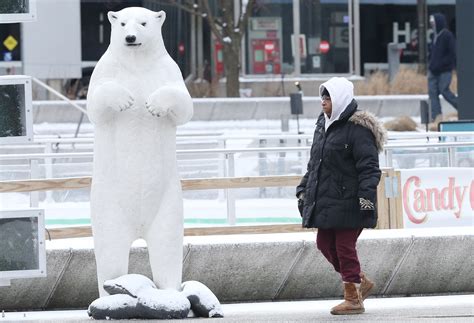 How far is Cleveland behind for typical snowfall as we head into the ...