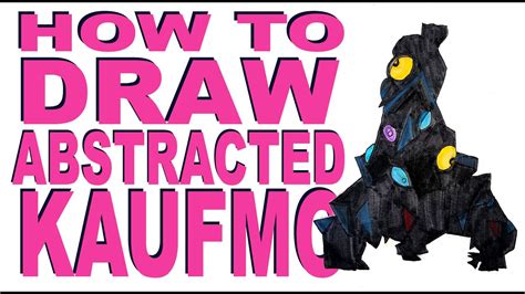 How To Draw Abstracted Kaufmo The Amazing Digital Circus Youtube