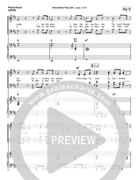 How Great Thou Art Choral Anthem Satb Sheet Music Pdf Shane And Shane The Worship Initiative