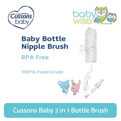 Jual Cussons Baby In Bottle Brush Sikat Botol Bayi White Kota