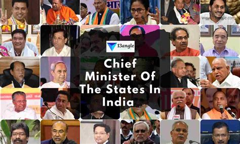 Short Notes On Chief Minister Of The States In India - 13angle