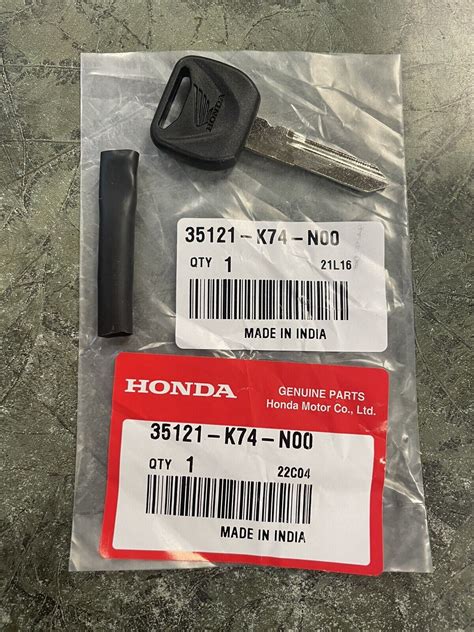 HONDA KEY BLANK REPLACEMENT 2022 23 NAVI NVA110B GENUINE OEM 35121 K74