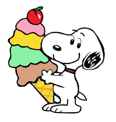 Ice Cream Snoopy | Snoopy pictures, Snoopy love, Snoopy easter