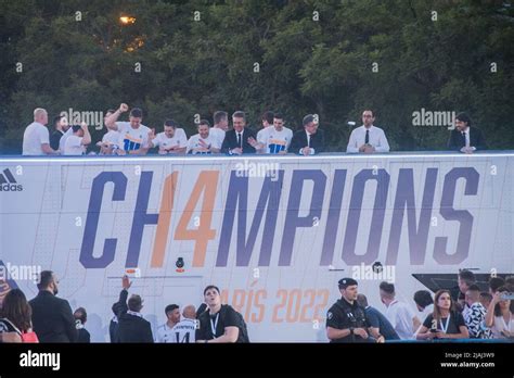 Madrid Spagna 29 Maggio 2022 Il Real Madrid Ha Celebrato Questa