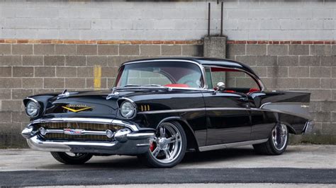 1957 Chevrolet Bel Air Resto Mod For Sale At Auction Mecum Auctions