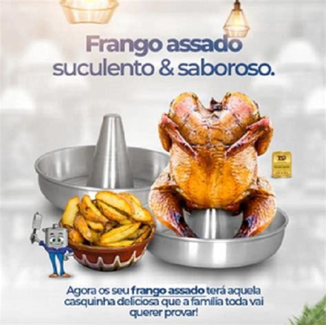 Assadeira Forma De Assar Frango Rapido E Facil Sem Grudar Lima