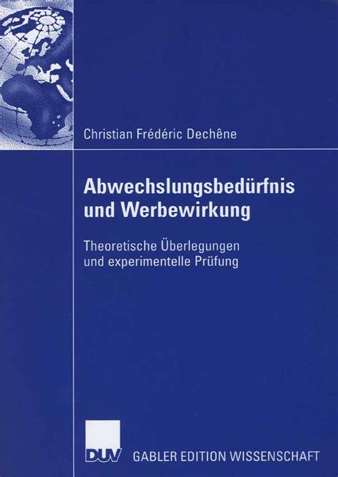 Abwechslungsbed Rfnis Und Werbewirkung Theoretische Berlegungen Und